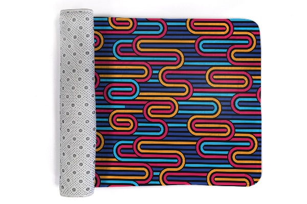 Prostirka Šareni retro geometrijski uzorci
