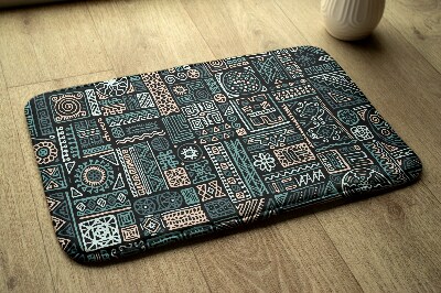 Prostirka Geometrijski uzorci i etnički simboli