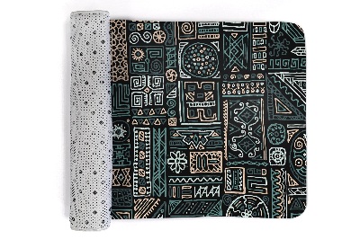 Prostirka Geometrijski uzorci i etnički simboli