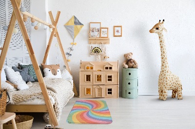 Moderni tepih Šarena spirala