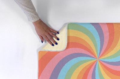 Moderni tepih Šarena spirala