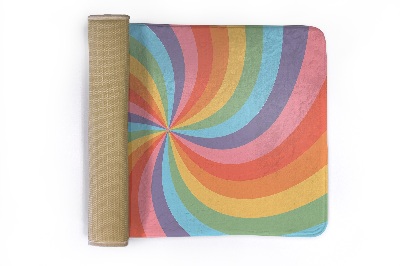 Moderni tepih Šarena spirala