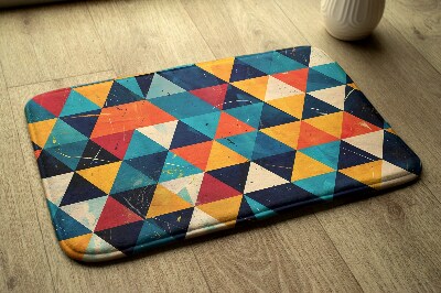 Moderni tepih Šareni geometrijski trokuti