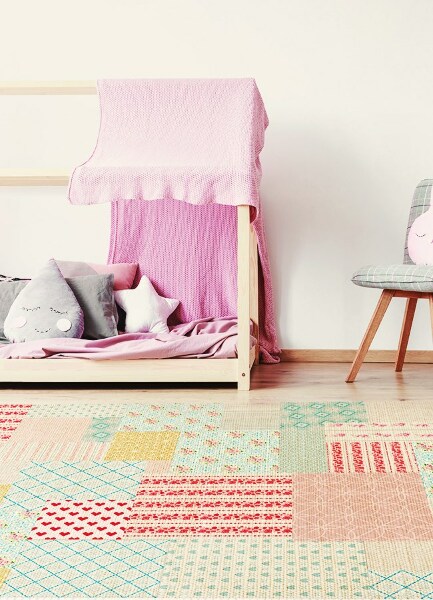 Vinil tepih Šareni patchwork