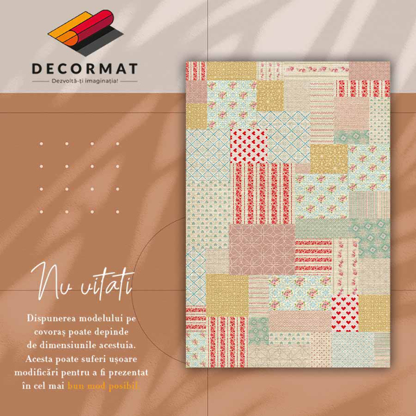 Vinil tepih Šareni patchwork