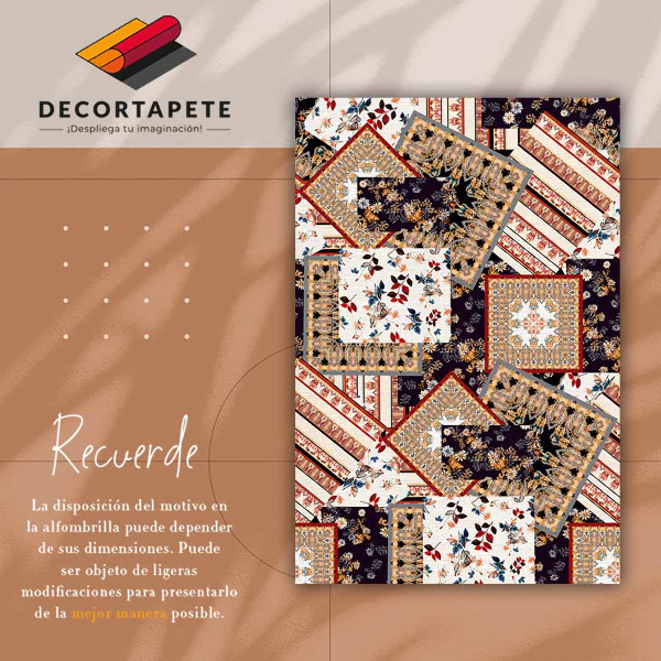 Vinil tepih Kaotičan patchwork