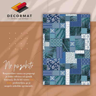 Vinilni tepih Tropski patchwork