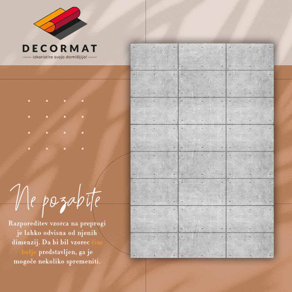 Vinil mat Betonska kocka