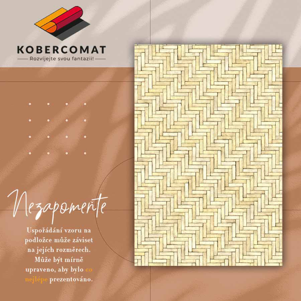 Vinil mat Parket riblja kost