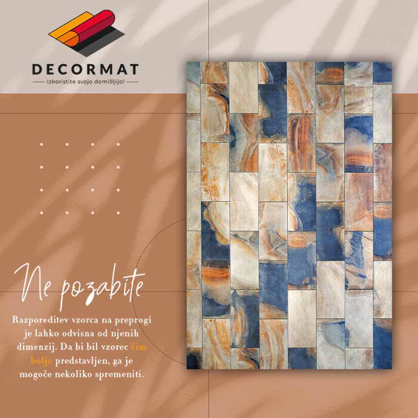 Vinil tepih Mramorna kocka