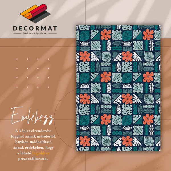 Vinil tepih Geometrijsko cvijeće
