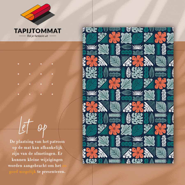 Vinil tepih Geometrijsko cvijeće