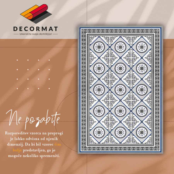 Vinil tepih Geometrijski rombovi