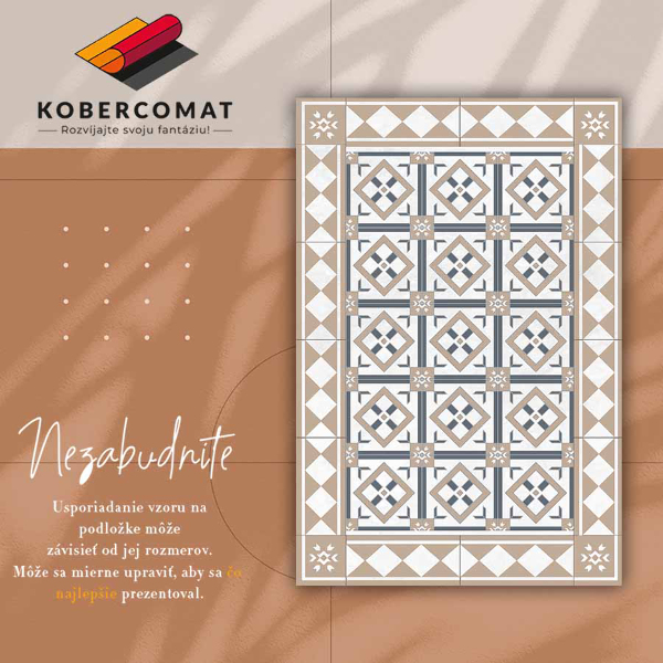 Vinil mat Dijamantna kocka