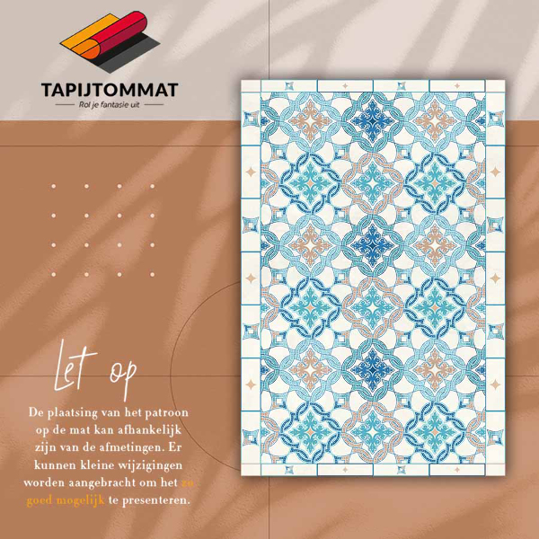 Vinilni tepih Geometrijsko tkanje