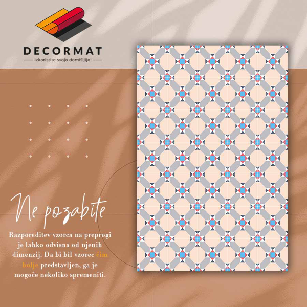 Vinilni tepih Marokanski rombovi