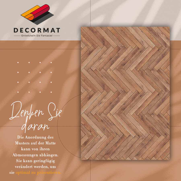 Vinil mat Parket riblja kost