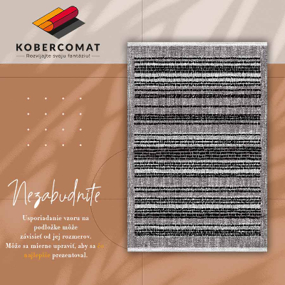 Vinil tepih Crne pruge