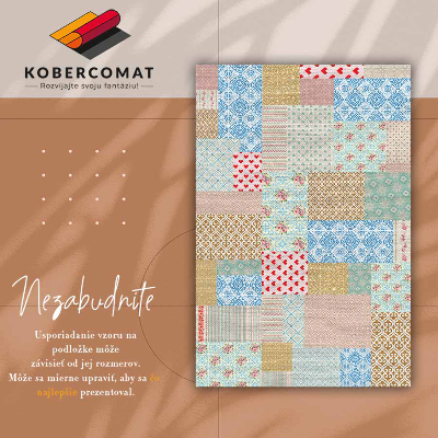 Vinil mat Patchwork razni komadi