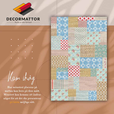 Vinil mat Patchwork razni komadi