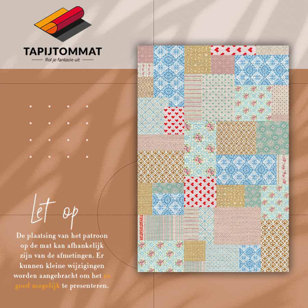 Vinil mat Patchwork razni komadi