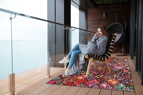 Tepih za terasu Patchwork mozaik