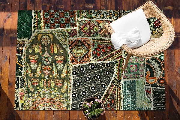 Tepih za balkon Patchwork u turskom stilu