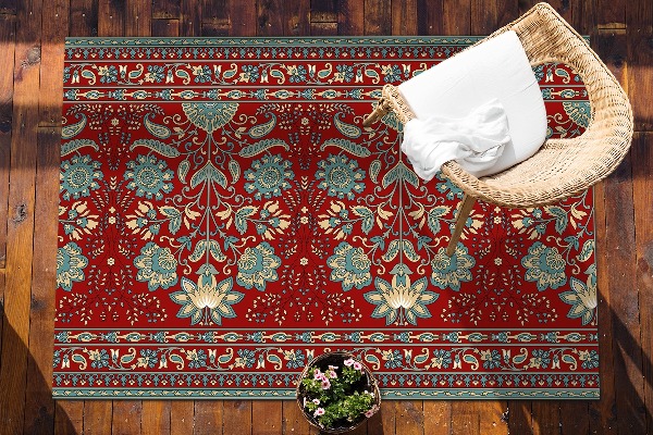 Tepih za balkon Paisley cvijeće