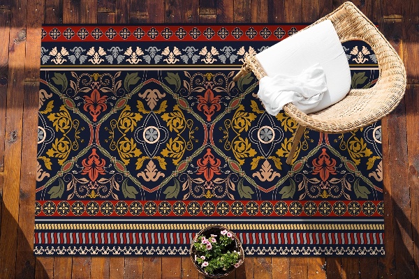 Tepih za vanjski prostor Cvjetni boho uzorak