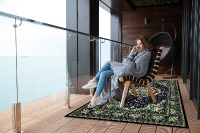 Vanjski tepih Zlatna mandala