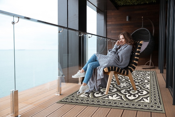 Tepih za balkon Skandinavski stil
