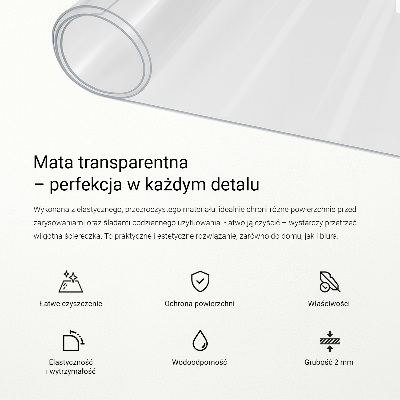 Mekano staklo za stol