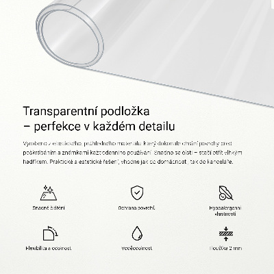 Mekano staklo za stol