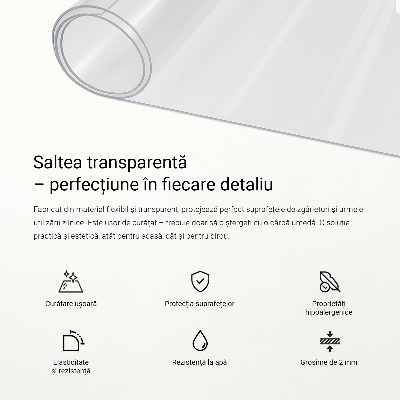 Mekano staklo za stol