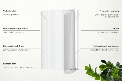 Mekano staklo za stol