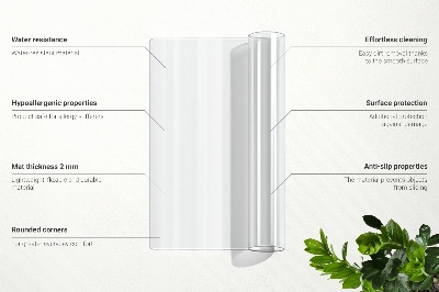Mekano staklo za stol