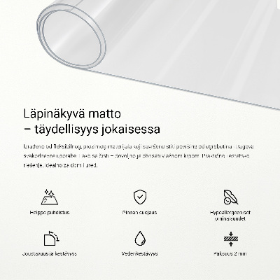 Mekano staklo za stol