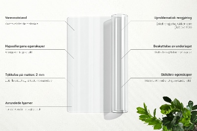 Mekano staklo za stol