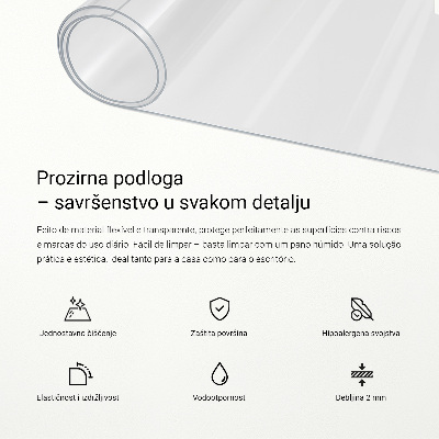 Mekano staklo prozirno