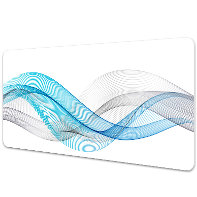 Podloga za radni stol Plavo-sive pruge