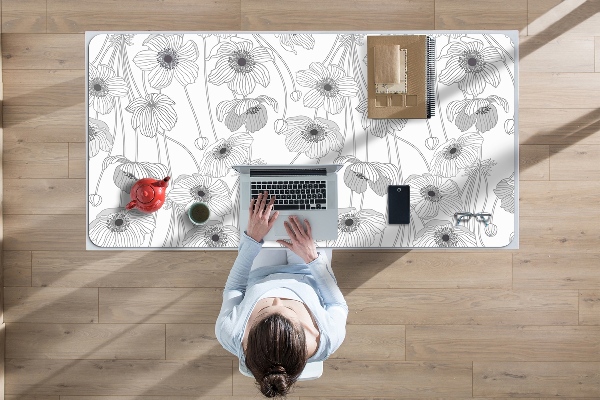 Ukrasna podloga za radni stol Makovi