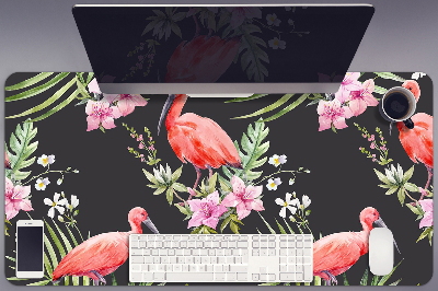 Podloga za radni stol Crni flamingo