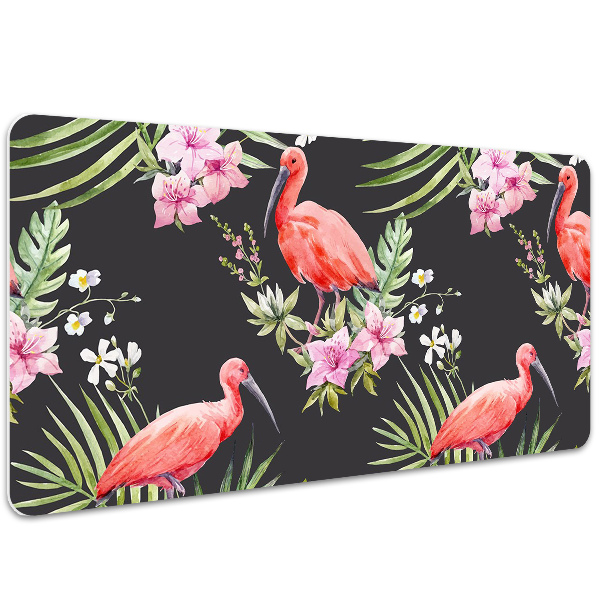 Podloga za radni stol Crni flamingo
