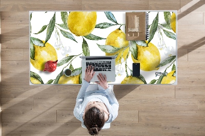Podloga za radni stol Slikani limuni