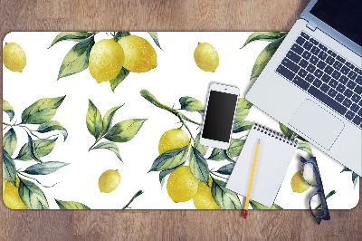 Podloga za radni stol Žuti limunovi