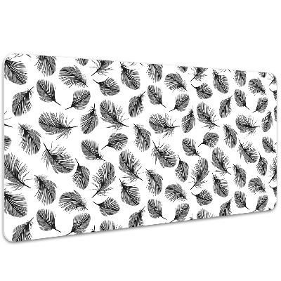 Podloga za stol Perje Crno i bijelo