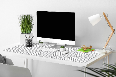 Podloga za radni stol Sive 3D kocke