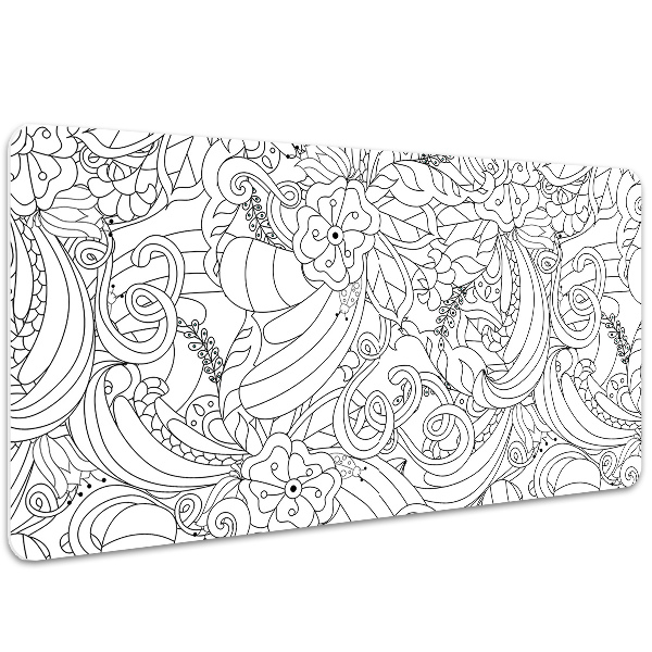 Zaštitna podloga za stol Doodle uzorak