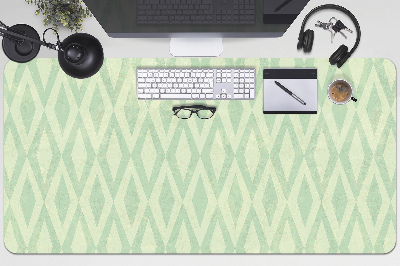 PVC podloga za stol Zeleni rombovi
