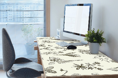 Podloga za radni stol Skicirano cvijeće